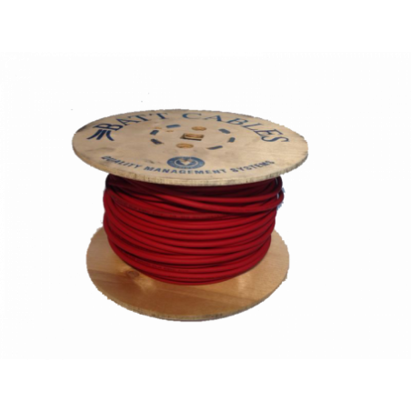 CÂBLE SOLAIRE 6MM² ROUGE - UN ROULEAU DE 25 MÈTRES